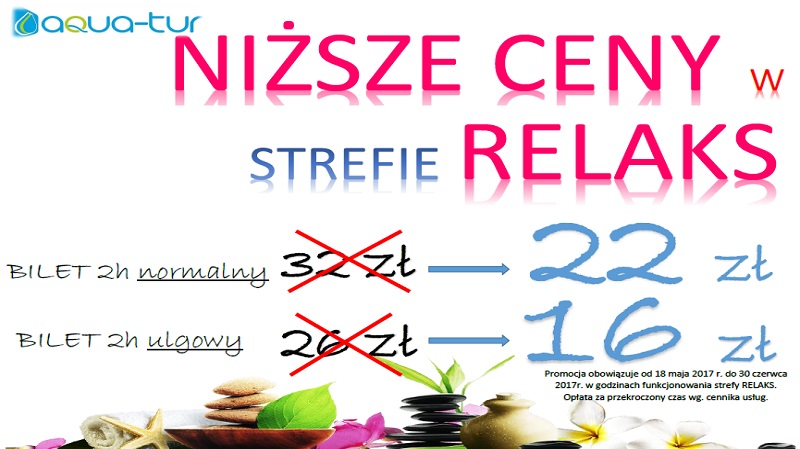 Niższe ceny w strefie relaks