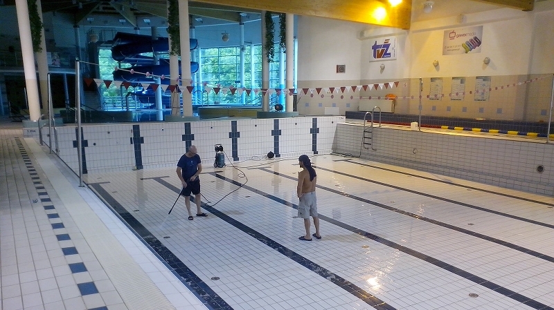 Przestój technologiczny na basenie w roku 2016